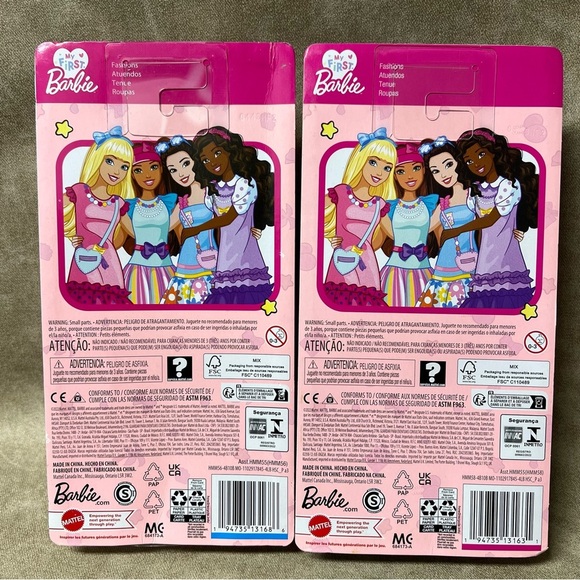 My First Barbie Fashion Packs Beach & Birthday Clothes & Accessories - Picture 5 of 6